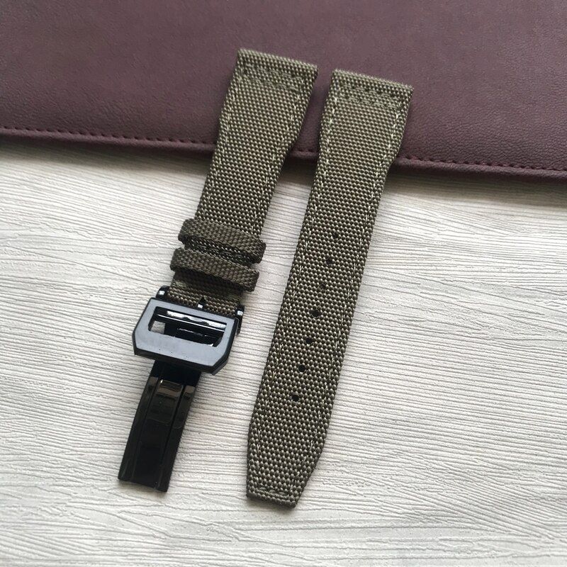 Nylon Fabric Watchband For IWC Big Pilot Mark 18 21mm 22mm Watch Strap Bracelet