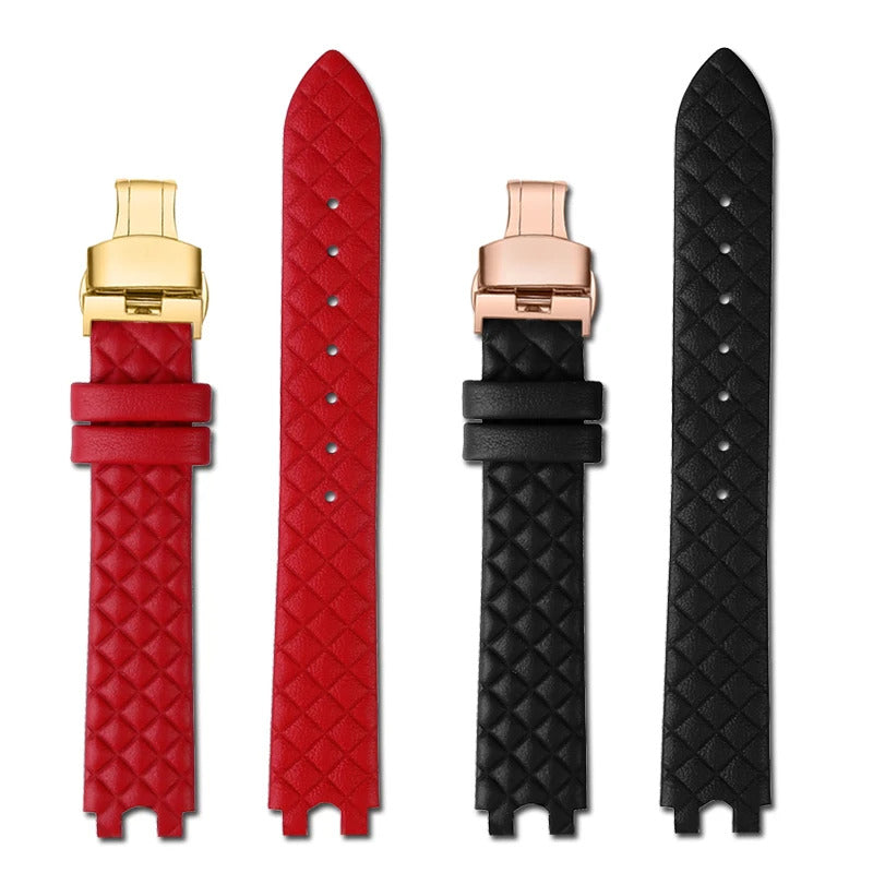 Genuine Leather Watchband Fit For Versace Palazzo Medusa VECQ00218/518/318 Strap
