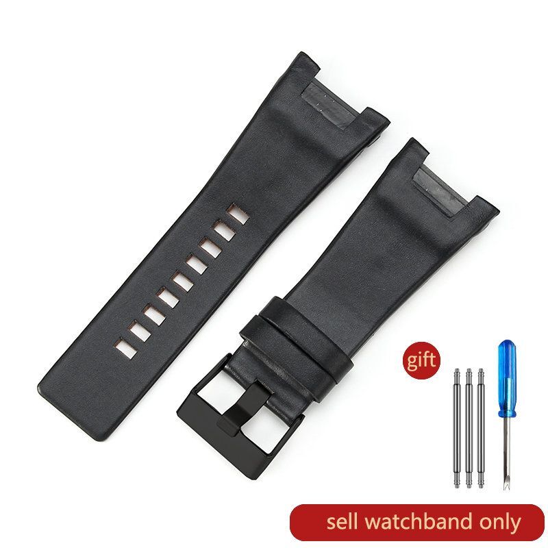 Genuine Leather Watch Strap Fit For Diesel Dz4246 Dz1273 Dz1216 32mm Band