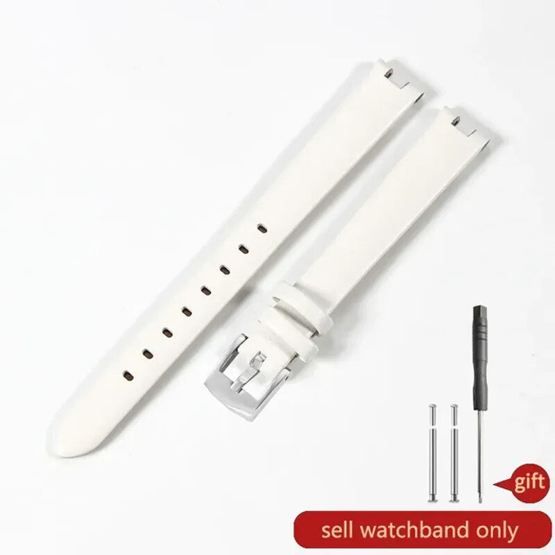 Leather Watchbands For GC Gucci YA1414 YA1415 Elastic Comfortable Concave Strap