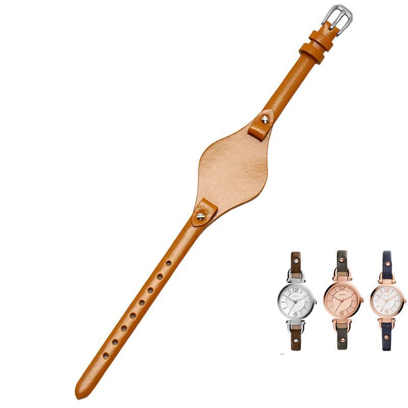 Genuine Leather Watchband Fit For Fossil ES3077 ES2830 ES3262 ES3060 Watch Strap
