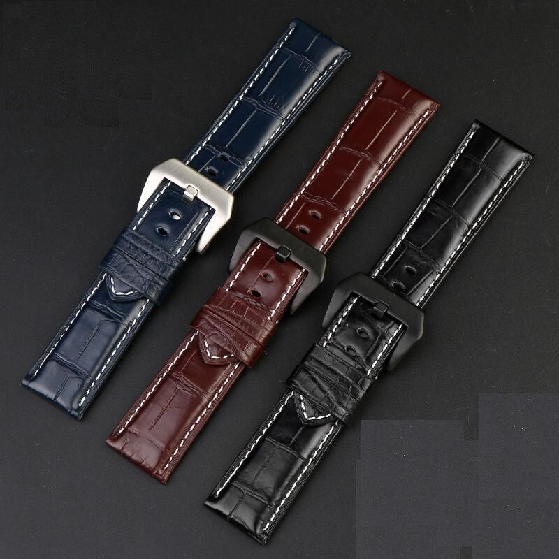 Leather Watch Strap Fit For Panerai1950 Series PAM00321 PAM01313 Men's Watchband