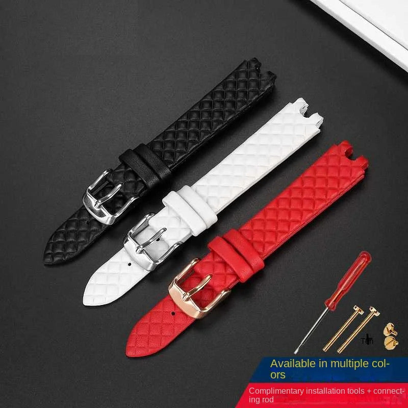 Genuine Leather Watchband Fit For Versace Palazzo Medusa VECQ00218/518/318 Strap