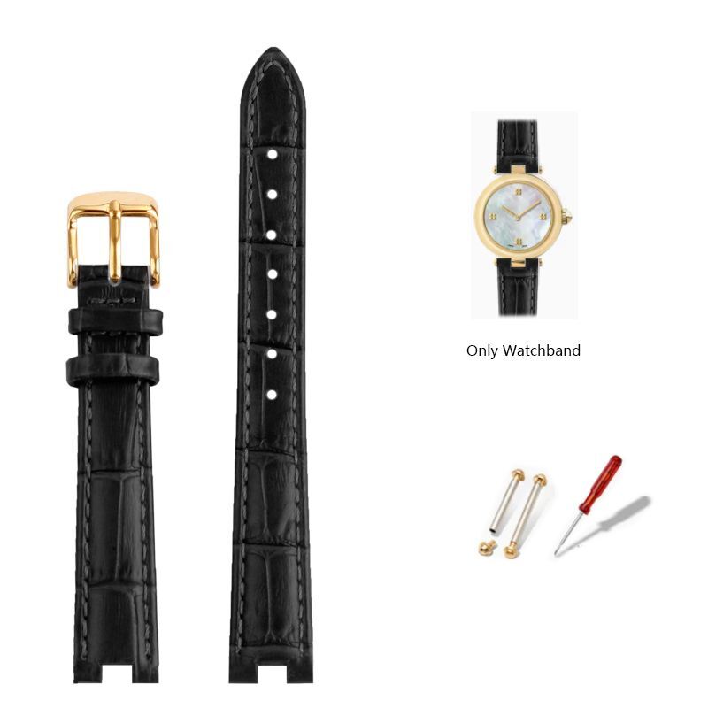 Genuine Leather Watchbands Fit For Gucci G-C YA1414 YA1415 Series Watch Strap