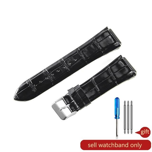 Genuine Leather Watchband For GUESS W0040G3/0247G3/0040G7 Waterproof Strap 22mm