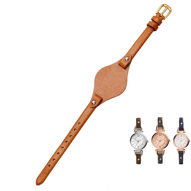 Genuine Leather Watchband Fit For Fossil ES3077 ES2830 ES3262 ES3060 Watch Strap