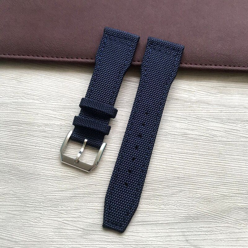 Nylon Fabric Watchband For IWC Big Pilot Mark 18 21mm 22mm Watch Strap Bracelet