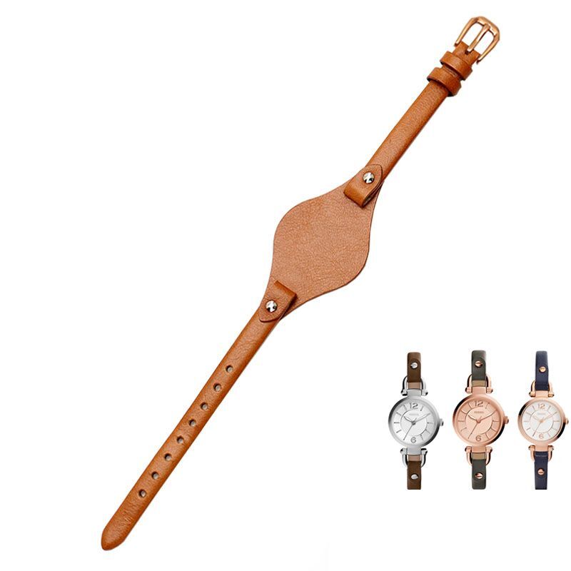 Genuine Leather Watchband Fit For Fossil ES3077 ES2830 ES3262 ES3060 Watch Strap