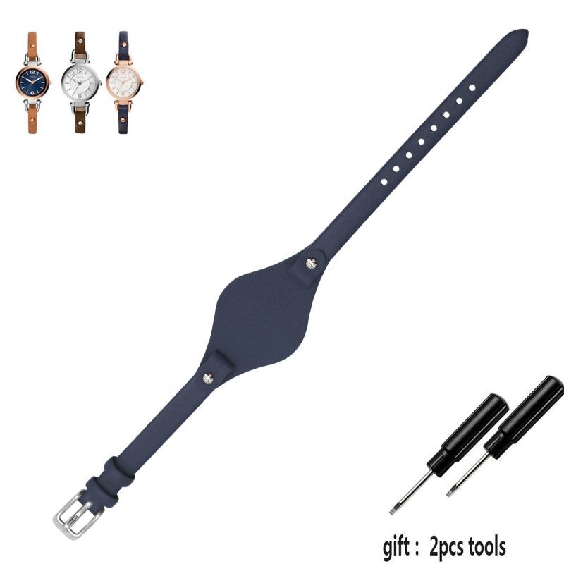 Genuine Leather Watchband Fit For Fossil ES3077 ES2830 ES3262 ES3060 Watch Strap
