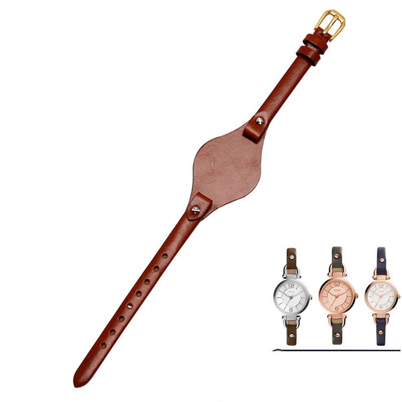 Genuine Leather Watchband Fit For Fossil ES3077 ES2830 ES3262 ES3060 Watch Strap