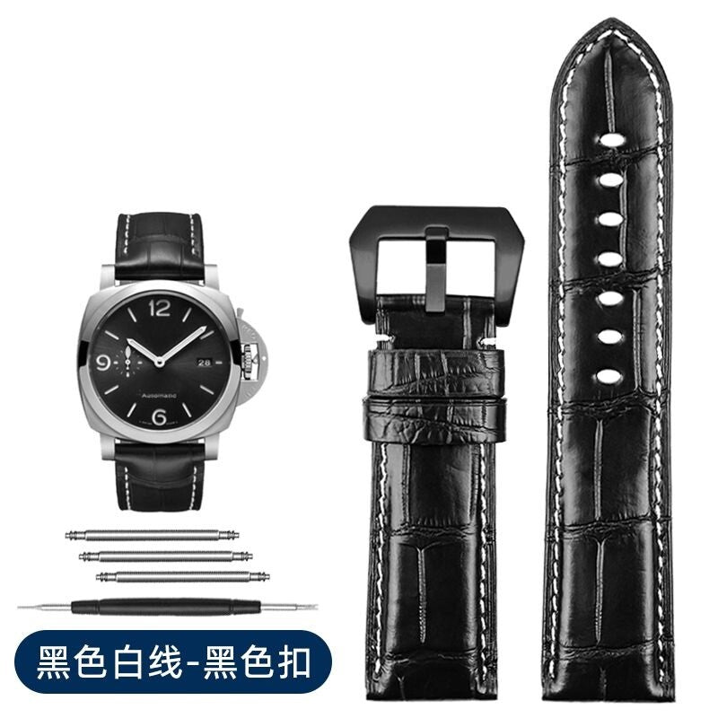 Leather Watch Strap Fit For Panerai1950 Series PAM00321 PAM01313 Men's Watchband