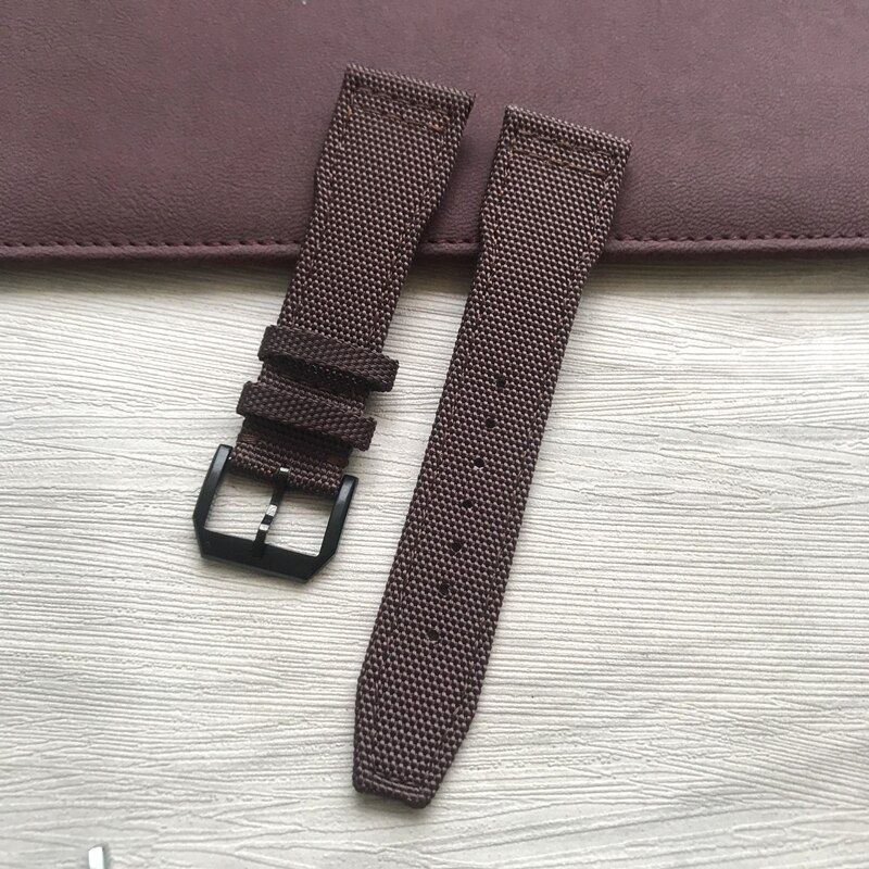Nylon Fabric Watchband For IWC Big Pilot Mark 18 21mm 22mm Watch Strap Bracelet