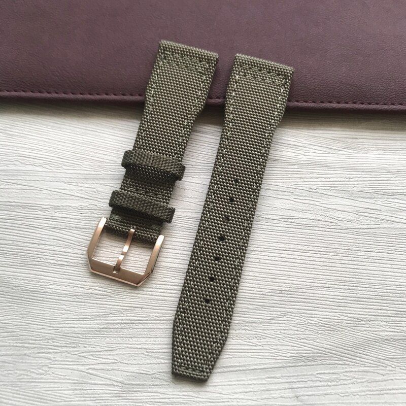 Nylon Fabric Watchband For IWC Big Pilot Mark 18 21mm 22mm Watch Strap Bracelet