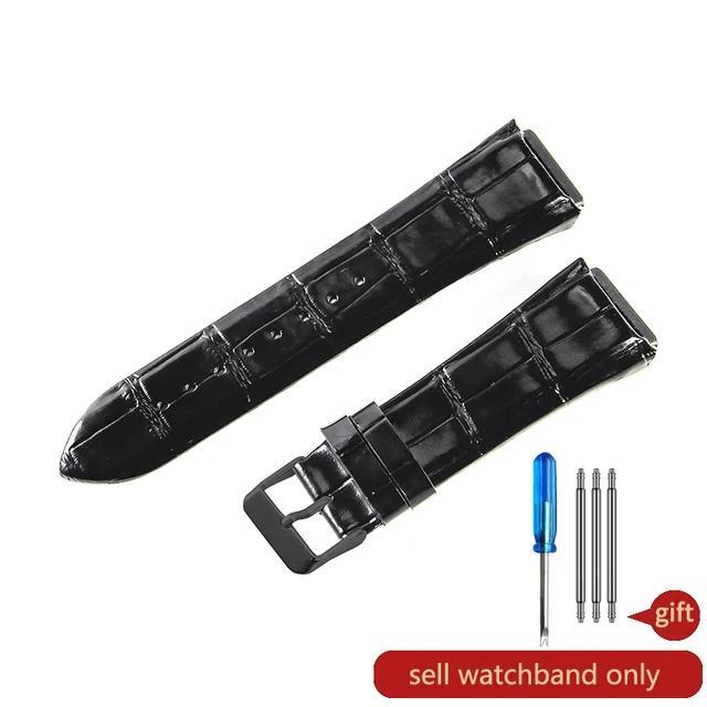 Genuine Leather Watchband For GUESS W0040G3/0247G3/0040G7 Waterproof Strap 22mm