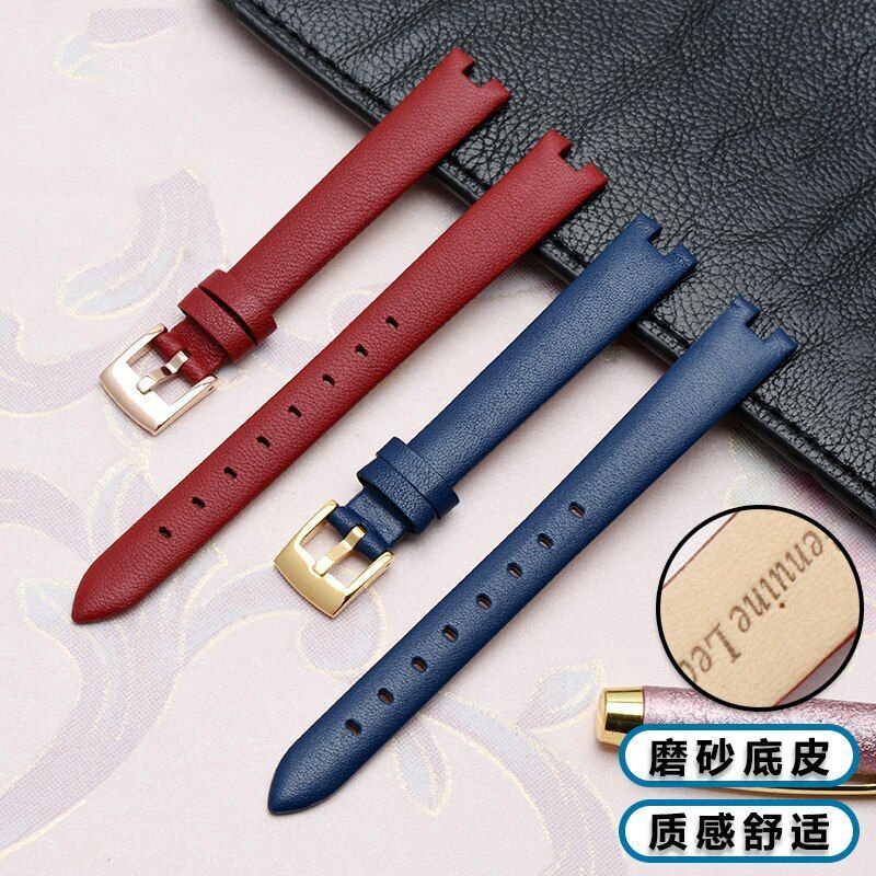 Leather Watch Strap For Gucci Ya141501 Ya141401 Series Notch Bracelet 12mm 14mm