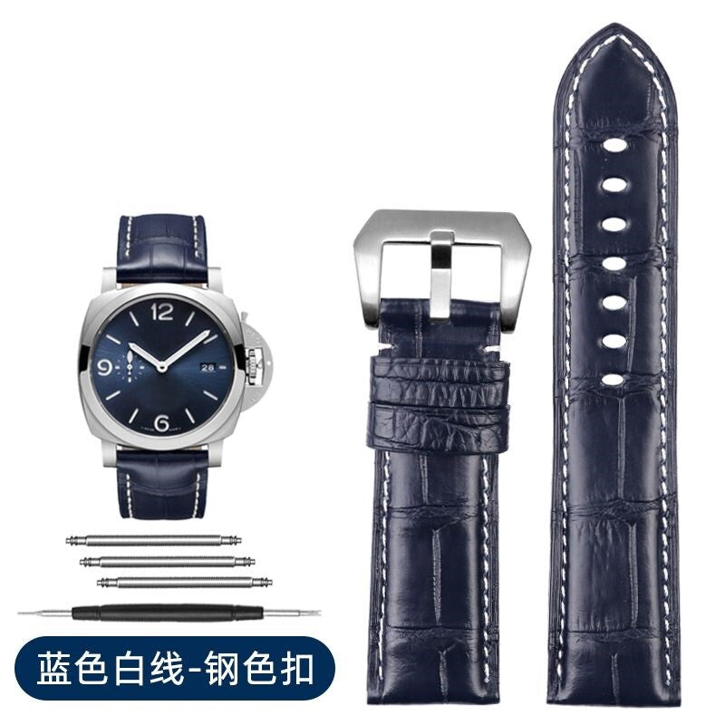 Leather Watch Strap Fit For Panerai1950 Series PAM00321 PAM01313 Men's Watchband