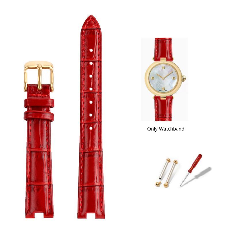 Genuine Leather Watchbands Fit For Gucci G-C YA1414 YA1415 Series Watch Strap