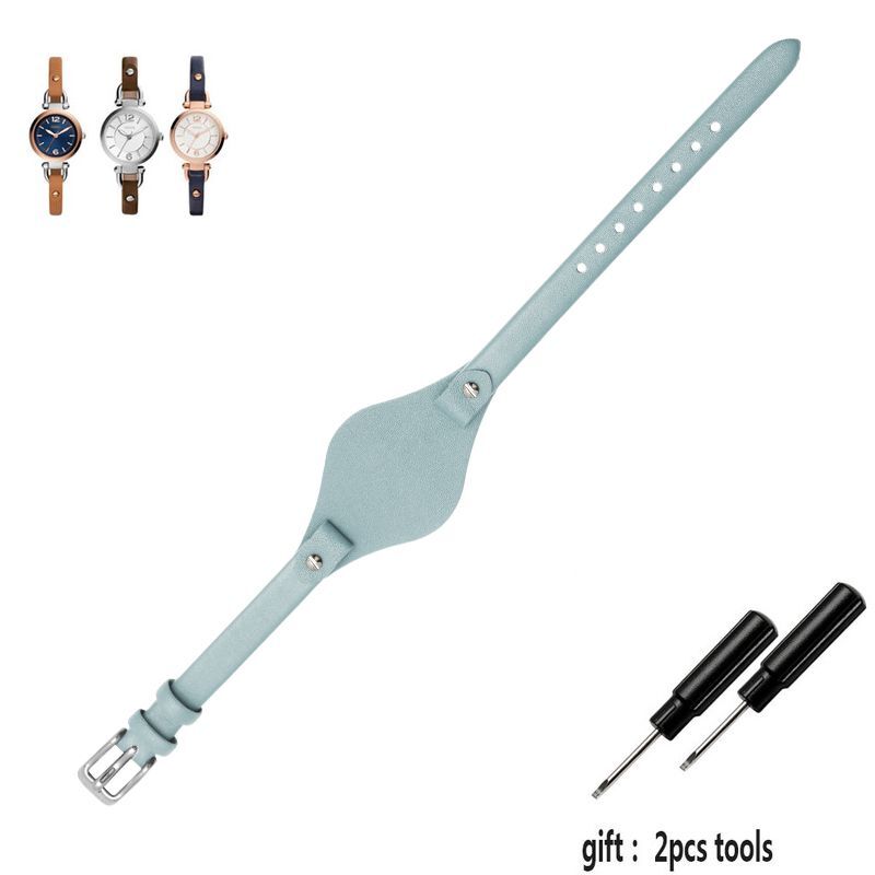 Genuine Leather Watchband Fit For Fossil ES3077 ES2830 ES3262 ES3060 Watch Strap