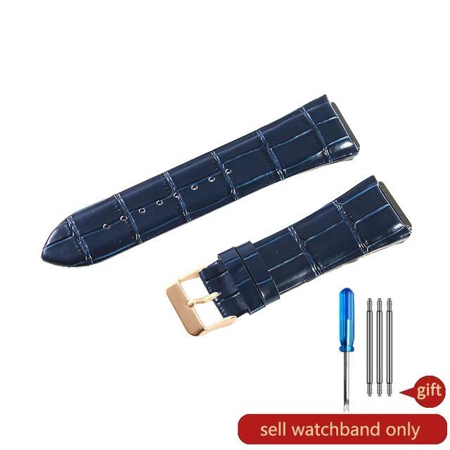 Genuine Leather Watchband For GUESS W0040G3/0247G3/0040G7 Waterproof Strap 22mm
