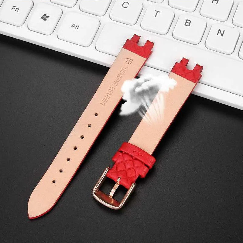 Genuine Leather Watchband Fit For Versace Palazzo Medusa VECQ00218/518/318 Strap