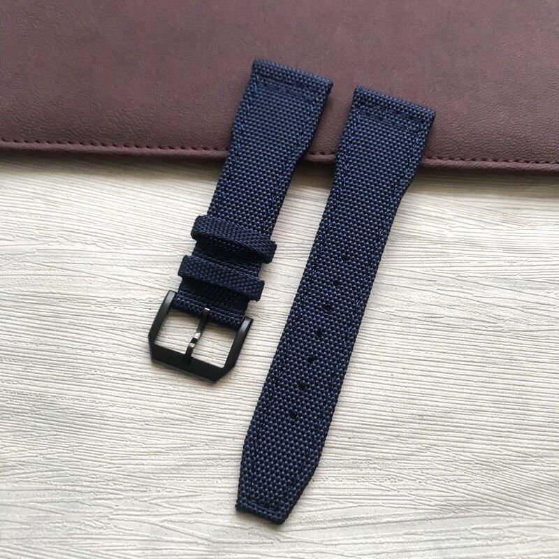 Nylon Fabric Watchband For IWC Big Pilot Mark 18 21mm 22mm Watch Strap Bracelet