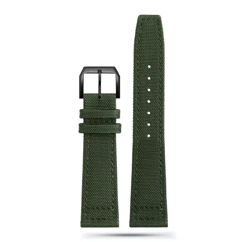 Nylon Genuine Leather Watch Bands for IWC PILOT Portugal 20mm 21mm 22mm Strap