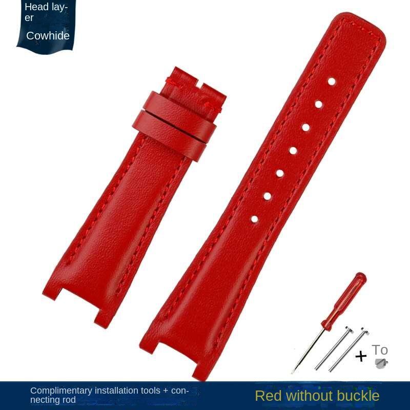 Genuine Leather Watchbands Fit For Gucci YA1332 YA1333 YA1335 Series Watch Strap