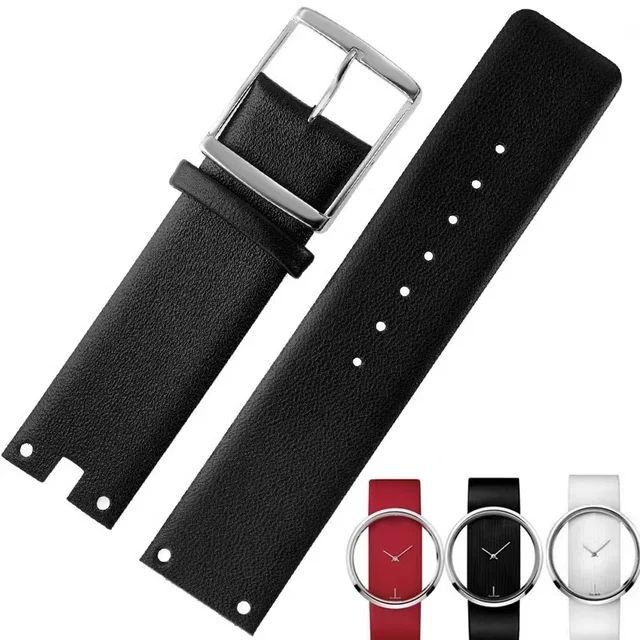 Leather Watchbands Fit For Calvin Klein CK K94231 K9423101 Series Watch Strap