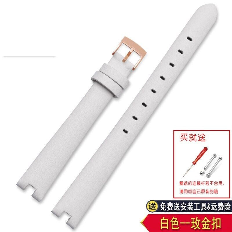 Leather Watch Strap For Gucci Ya141501 Ya141401 Series Notch Bracelet 12mm 14mm