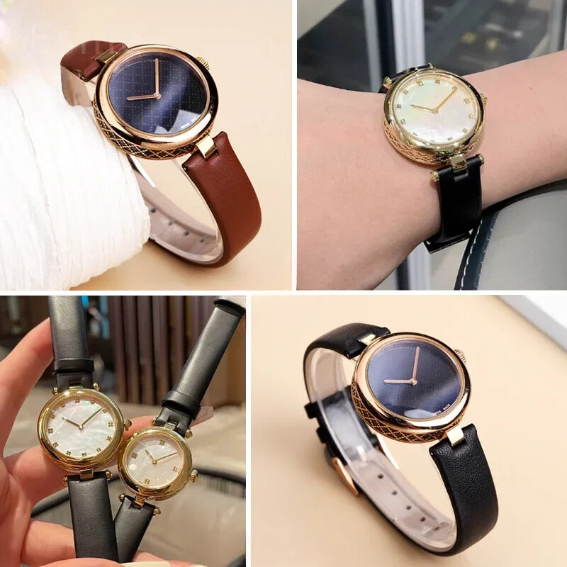 Leather Watchbands For GC Gucci YA1414 YA1415 Elastic Comfortable Concave Strap