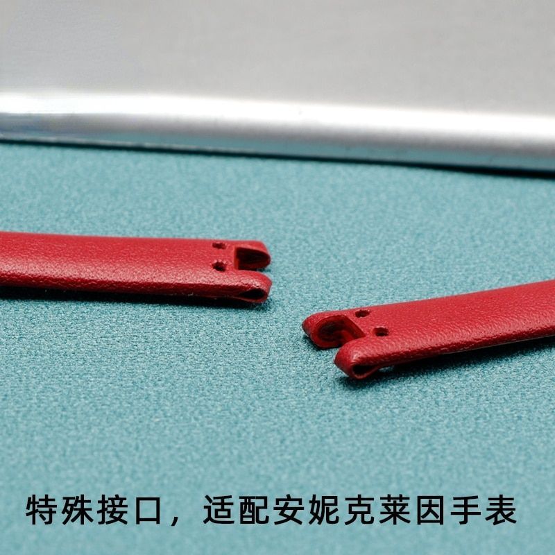 Genuine Leather Watch Straps Fit For Anne Klein Notch AK Simple Elegant Belts