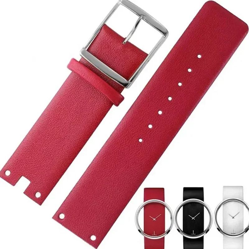 Leather Watchbands Fit For Calvin Klein CK K94231 K9423101 Series Watch Strap