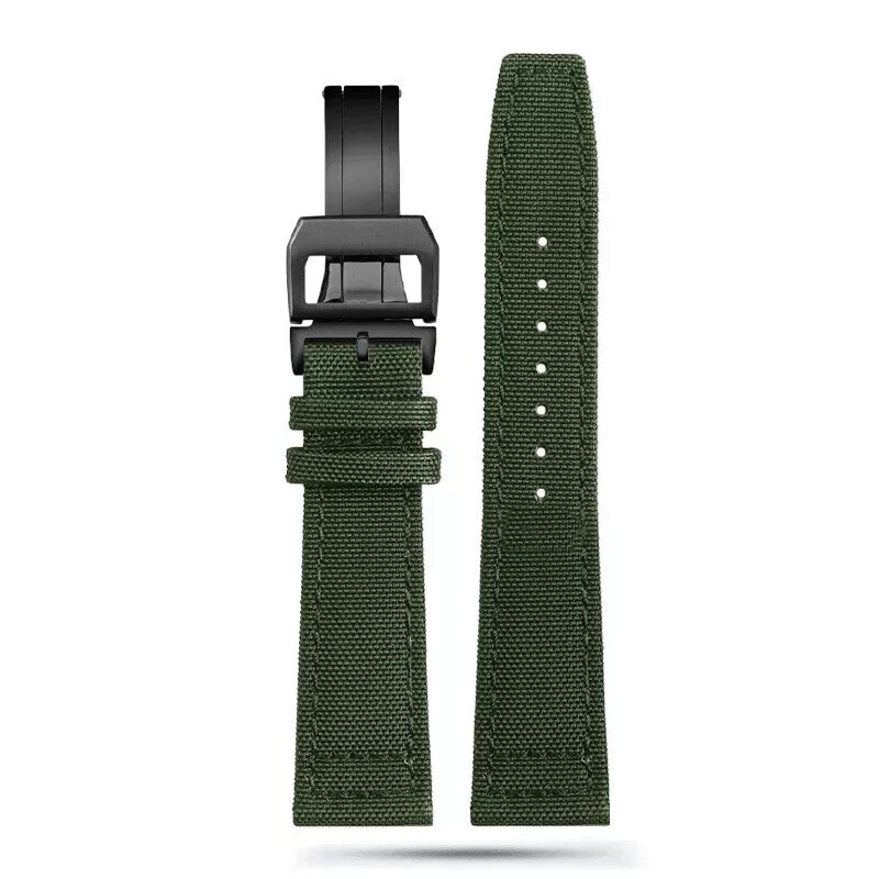 Nylon Genuine Leather Watch Bands for IWC PILOT Portugal 20mm 21mm 22mm Strap
