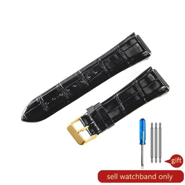 Genuine Leather Watchband For GUESS W0040G3/0247G3/0040G7 Waterproof Strap 22mm