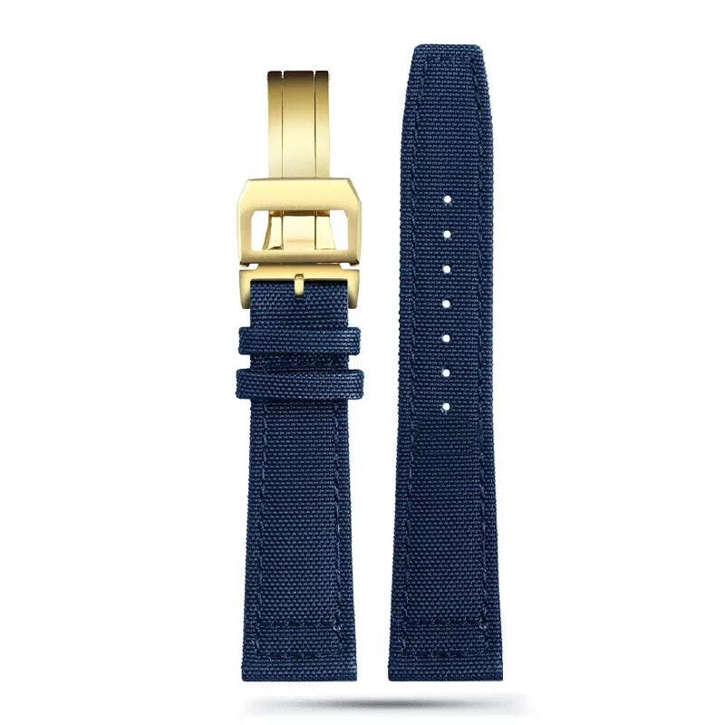 Nylon Genuine Leather Watch Bands for IWC PILOT Portugal 20mm 21mm 22mm Strap
