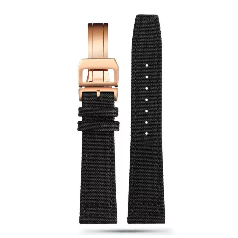 Nylon Genuine Leather Watch Bands for IWC PILOT Portugal 20mm 21mm 22mm Strap