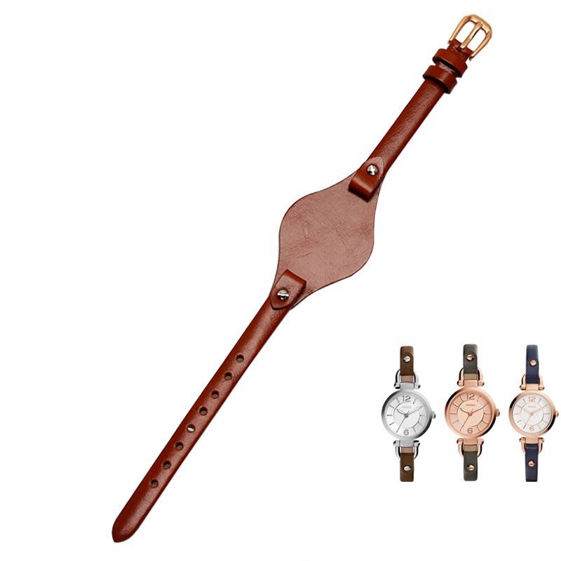 Genuine Leather Watchband Fit For Fossil ES3077 ES2830 ES3262 ES3060 Watch Strap