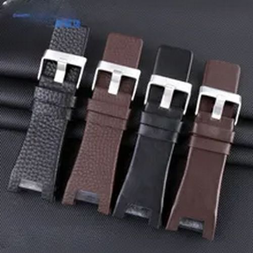 Genuine Leather Watch Strap Fit For Diesel Dz4246 Dz1273 Dz1216 32mm Band