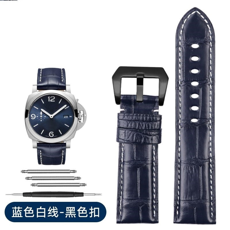 Leather Watch Strap Fit For Panerai1950 Series PAM00321 PAM01313 Men's Watchband