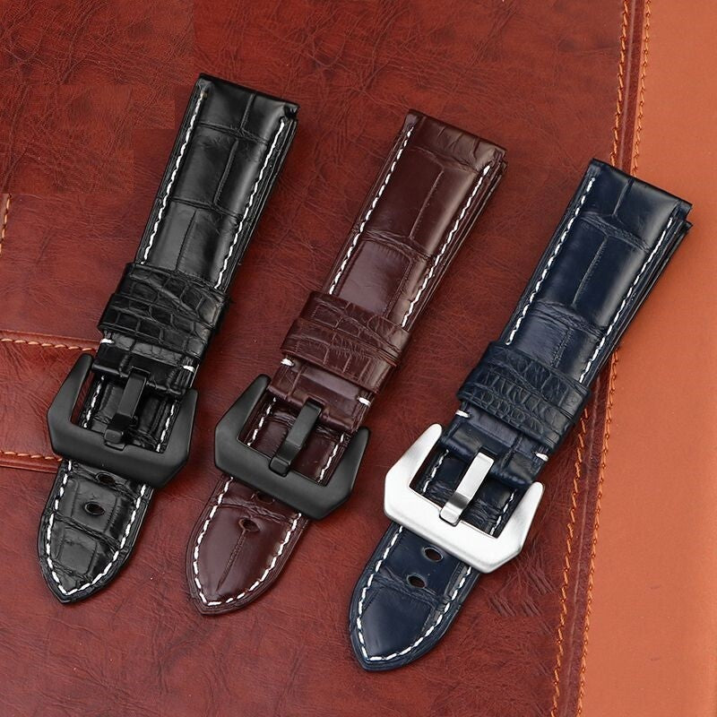 Leather Watch Strap Fit For Panerai1950 Series PAM00321 PAM01313 Men's Watchband