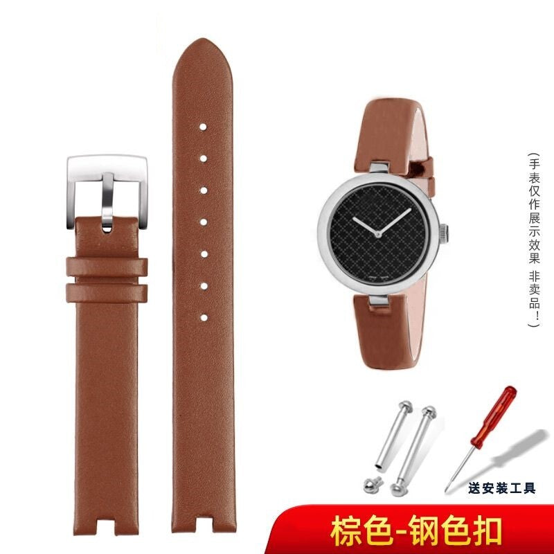 Genuine leather Watch Band Fit For Gucci YA141401 YA141404 YA141505 GC Series