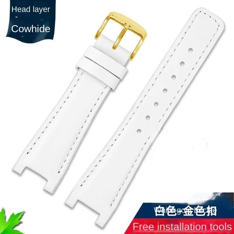 Genuine Leather Watchbands Fit For Gucci YA1332 YA1333 YA1335 Series Watch Strap