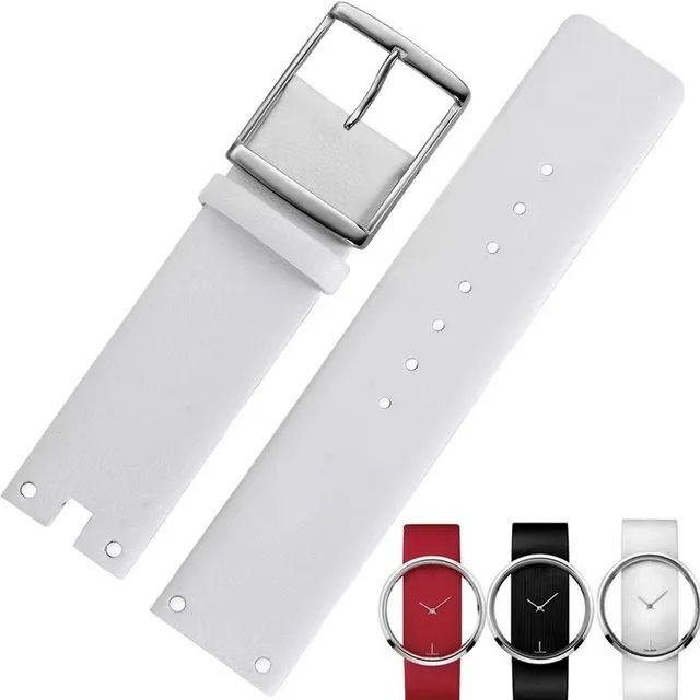 Leather Watchbands Fit For Calvin Klein CK K94231 K9423101 Series Watch Strap
