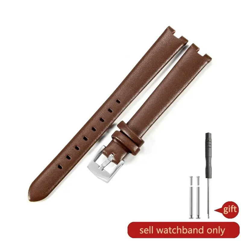 Leather Watchbands For GC Gucci YA1414 YA1415 Elastic Comfortable Concave Strap