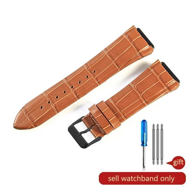 Genuine Leather Watchband For GUESS W0040G3/0247G3/0040G7 Waterproof Strap 22mm